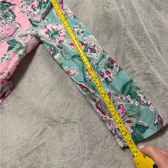 Carmen Marc Valvo Pink and Blue Floral Swim Coverup new - Picture 10 of 12